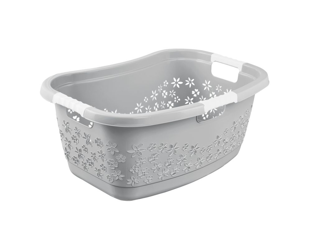 Wäschekorb "Lasse", ca. 50 Liter, grau - Nordic grey - 1