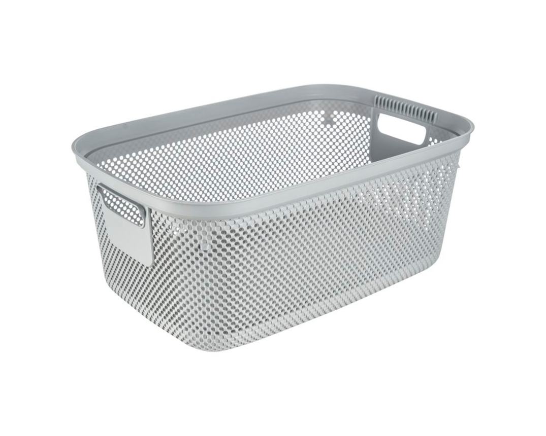 Wäschekorb "Bosse", ca. 30 Liter, grau - Nordic grey - 1