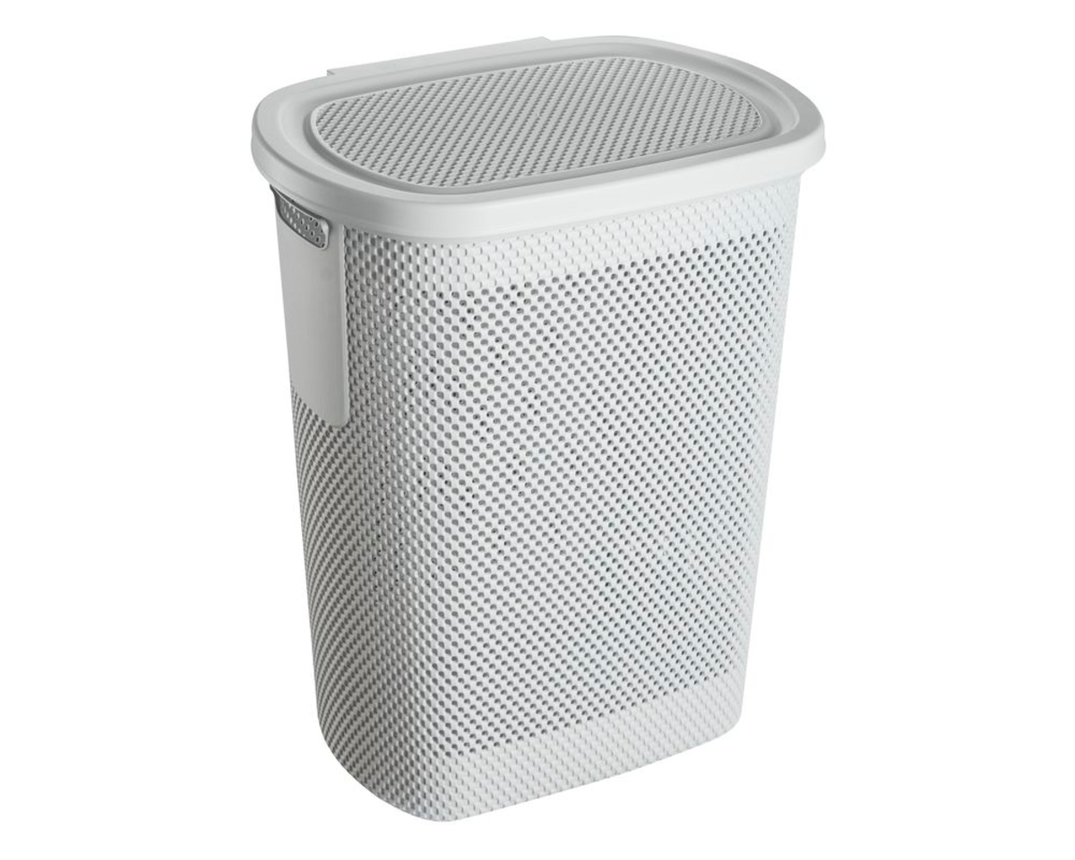 Wäschebox "Arne", ca. 58 Liter, grau - Nordic grey - 1