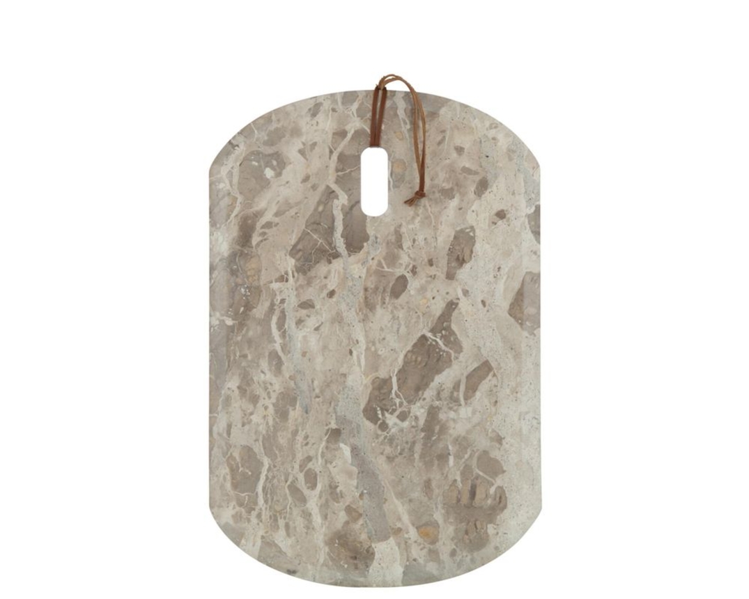 Brett aus Marmor, ca. 45x30 cm - Beige - 1
