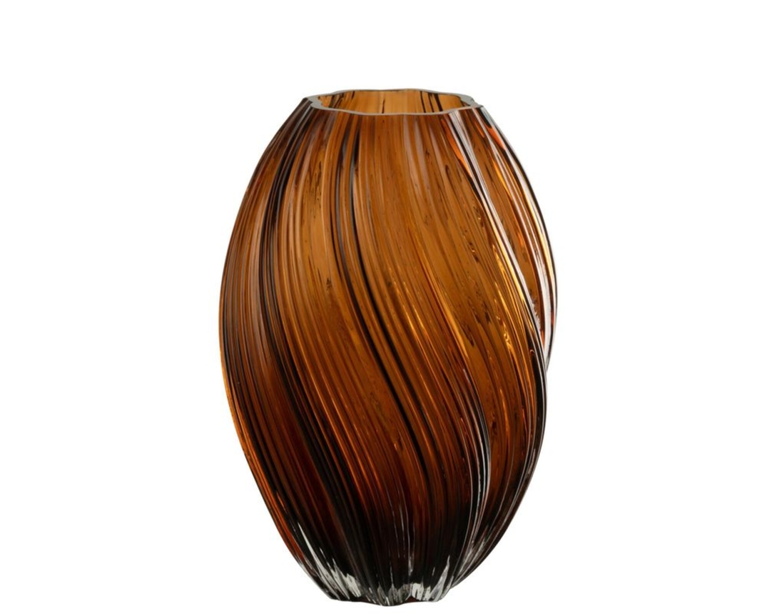 Vase "Carol", ca. 18x27 cm - Braun - 1
