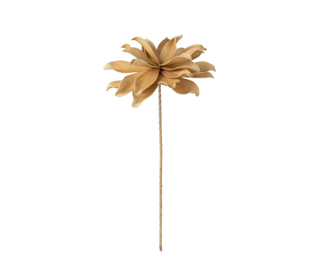Deko-Blume, ca. 75cm - cremefarbend - 1