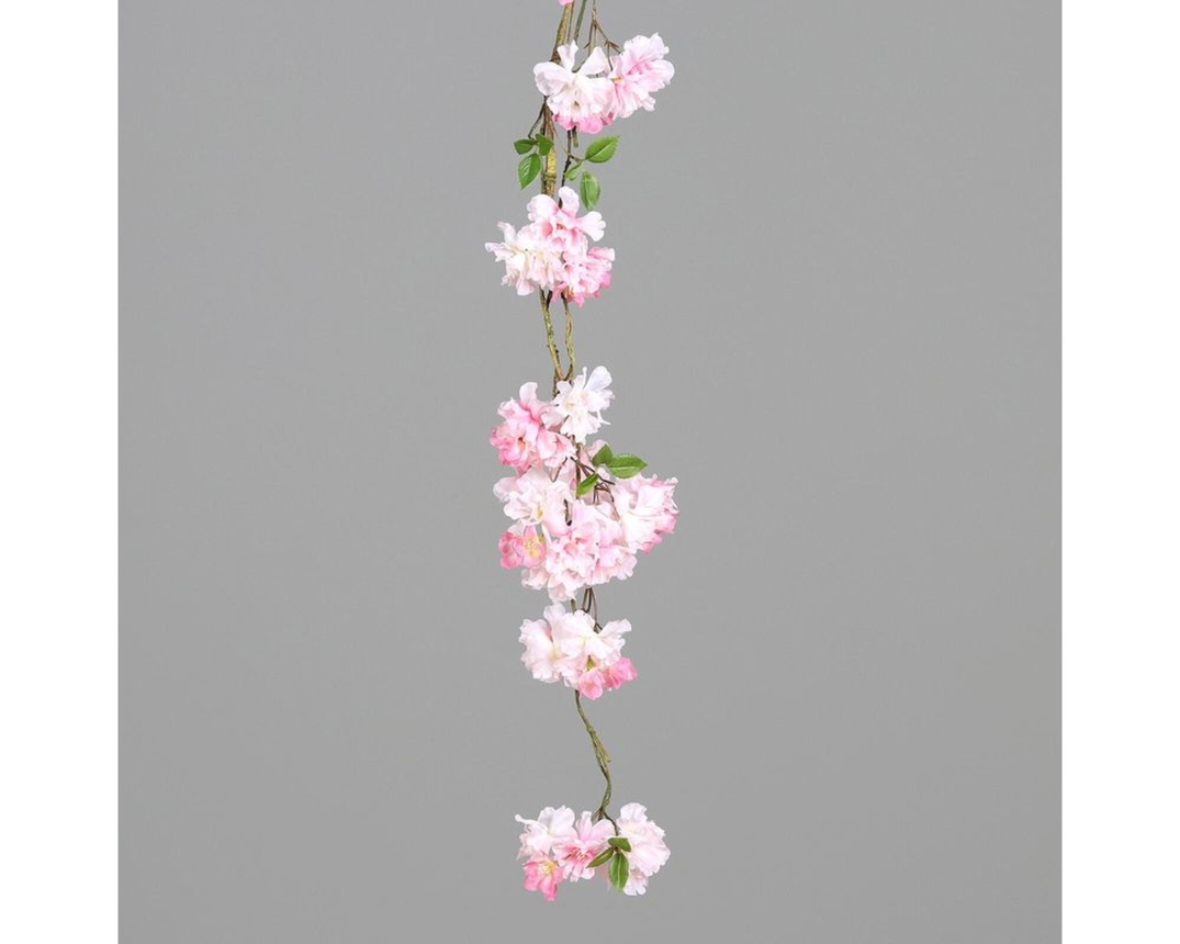 Kirschblütengirlande rosa, ca. 129 cm - Rosa - 1