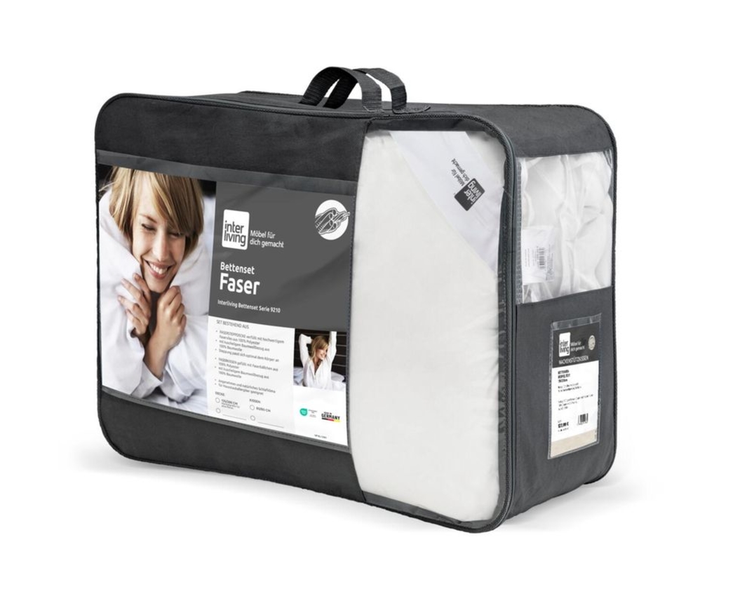 Interliving Bettdecke 9201, ca. 155x200 cm - Weiß - 2