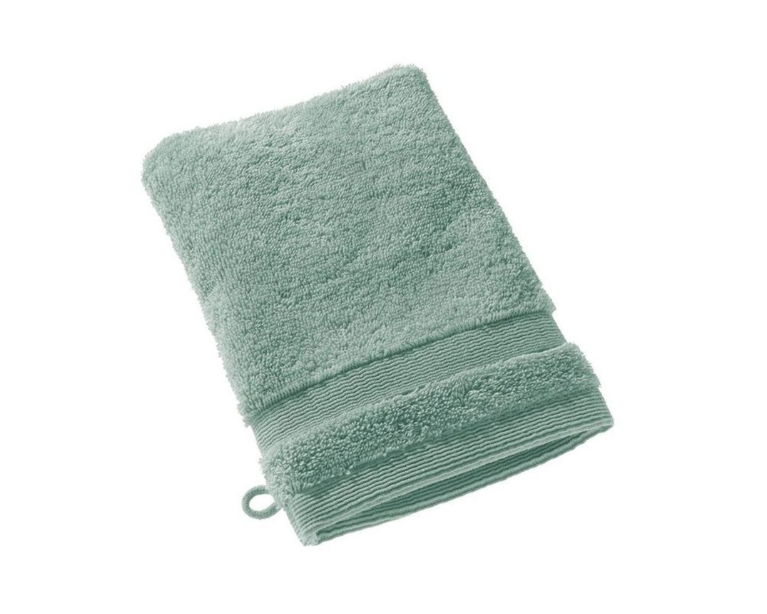 Schöner Wohnen Waschhandschuh "Cuddly", grün - Salbei - 1