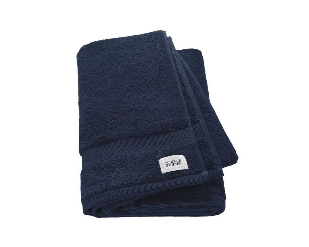 Schöner Wohnen Duschtuch "Cuddly", blau - Marine - 1