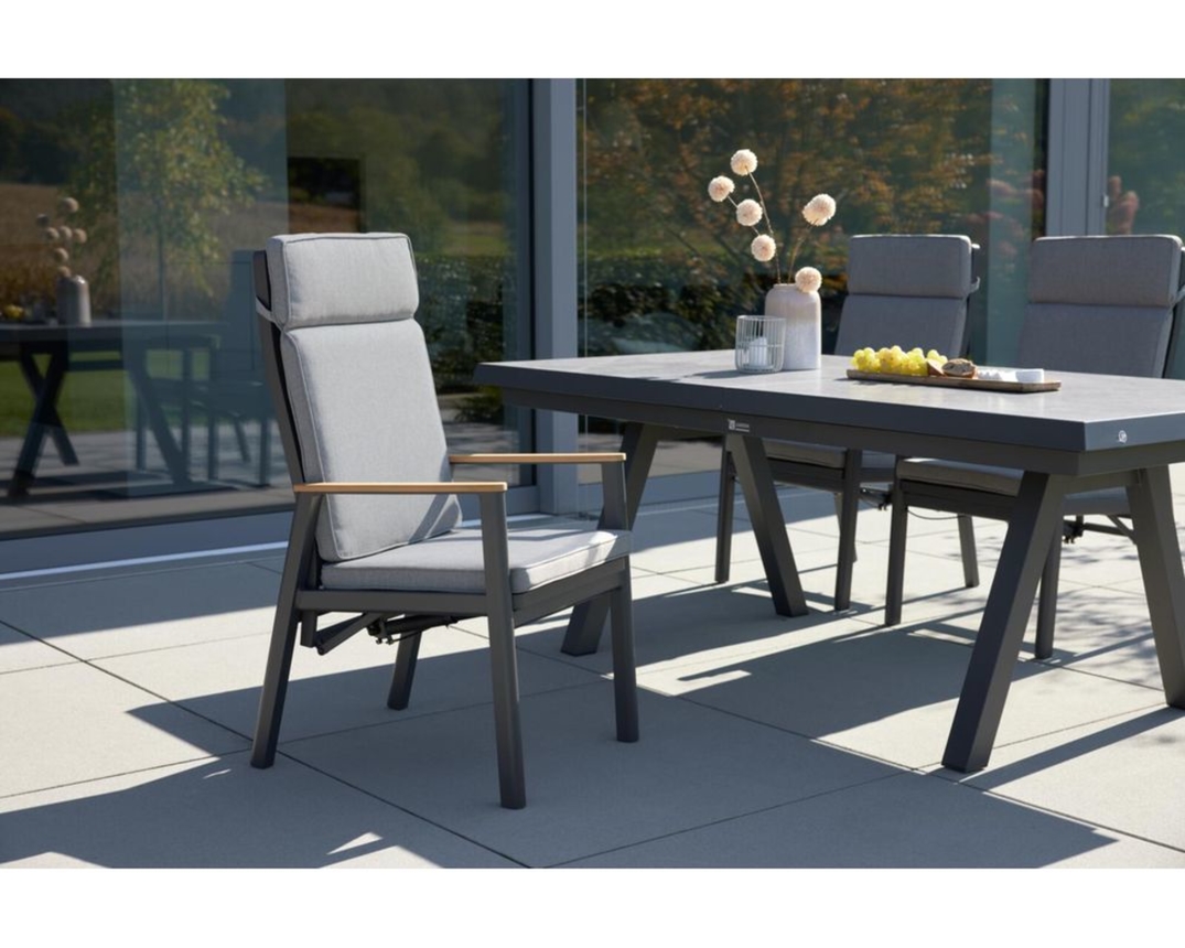 Interliving Positionsstuhl 7014, mit Funktionen, inkl. Sitzkissen - Anthrazit - 7