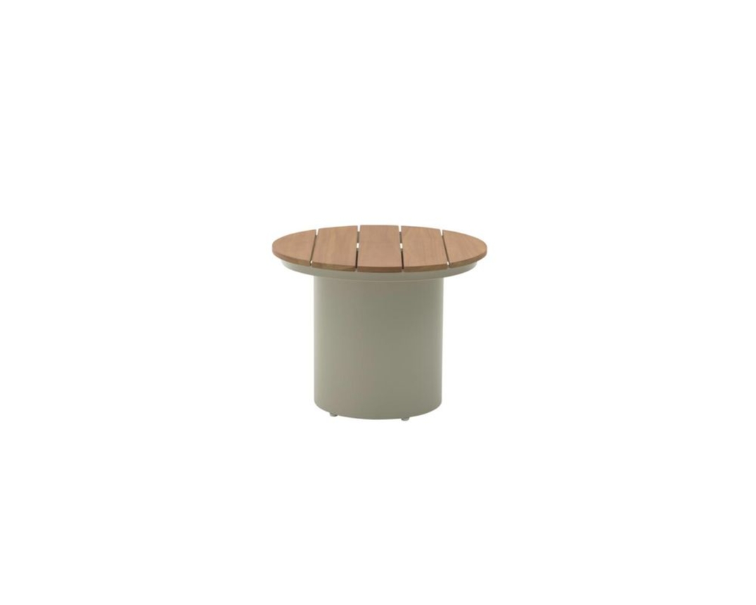 Interliving Couchtisch 7015, rund, Teakholz - Taupe - 2