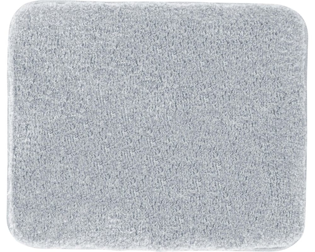 Badematte - Serie "Melange", silber , ca. 50x60 cm - silber - 1