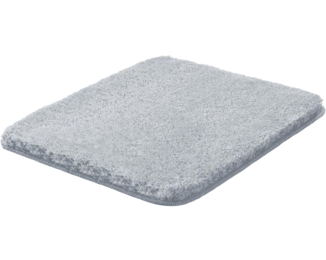 Badematte - Serie "Melange", silber , ca. 50x60 cm - silber - 2