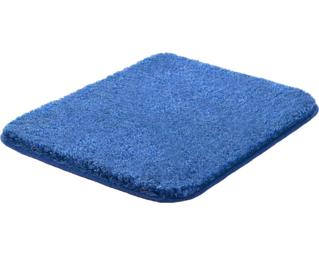 Badematte - Serie "Melange",  jeansblau  , ca. 50x60 cm - jeansblau - 2