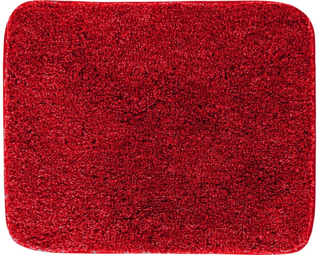 Badematte - Serie "Melange", rot , ca. 50x60 cm - rot - 1
