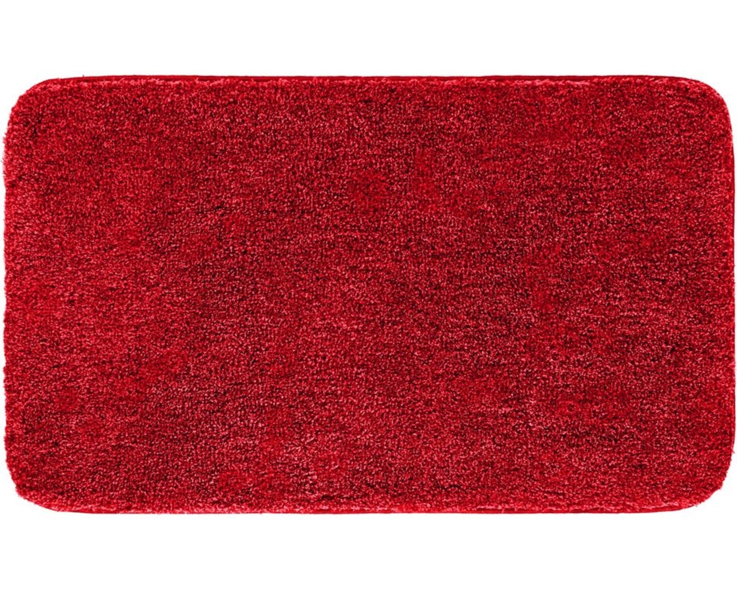 Badematte - Serie "Melange", rot , ca. 70x120 cm - rot - 1