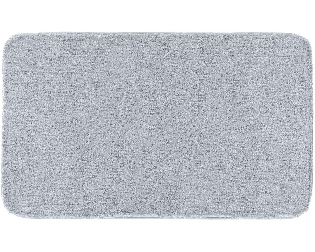Badematte - Serie "Melange", silber , ca. 50x80 cm - silber - 1
