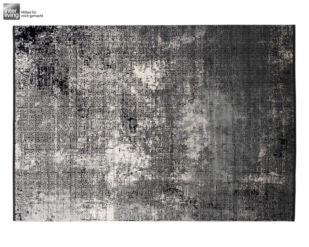 Interliving Teppich L-8620, schwarz-grau, ca. 160x230 cm - Schwarz-grau - 1