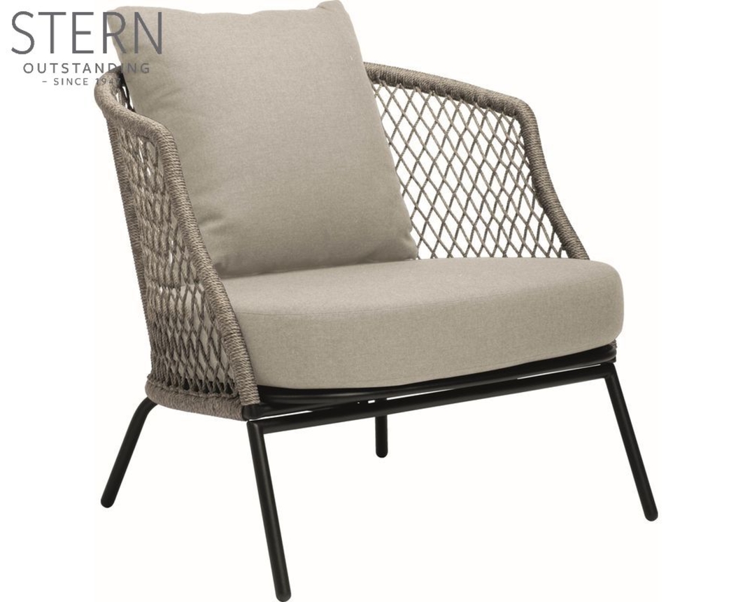 Stern Lounge-Sessel "Odea", Kordel -  - 1