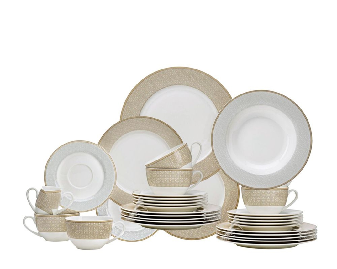 18-teiliges Kaffeeservice "Geo" -  - 2