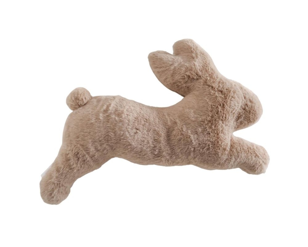 Kissen in Hasenform, ca. 47 cm - Braun - 1