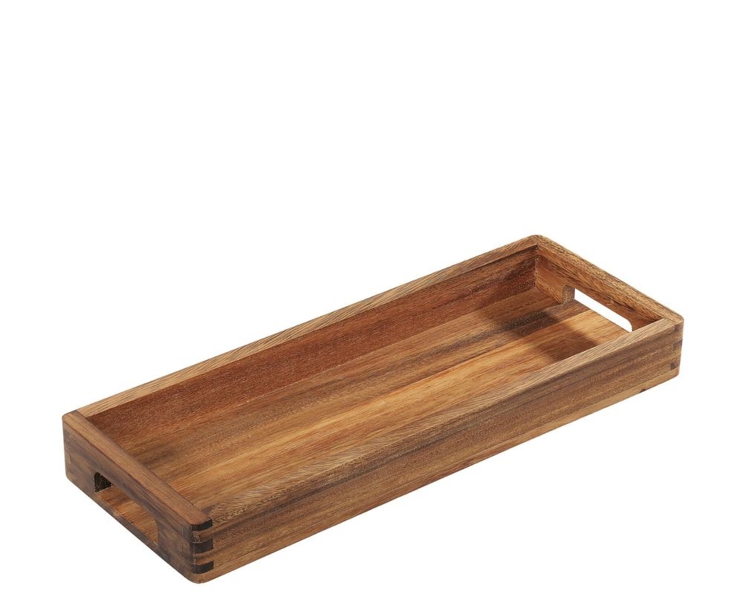 Serviertablett aus Akazienholz, ca. 32x12 cm - Holz - 1