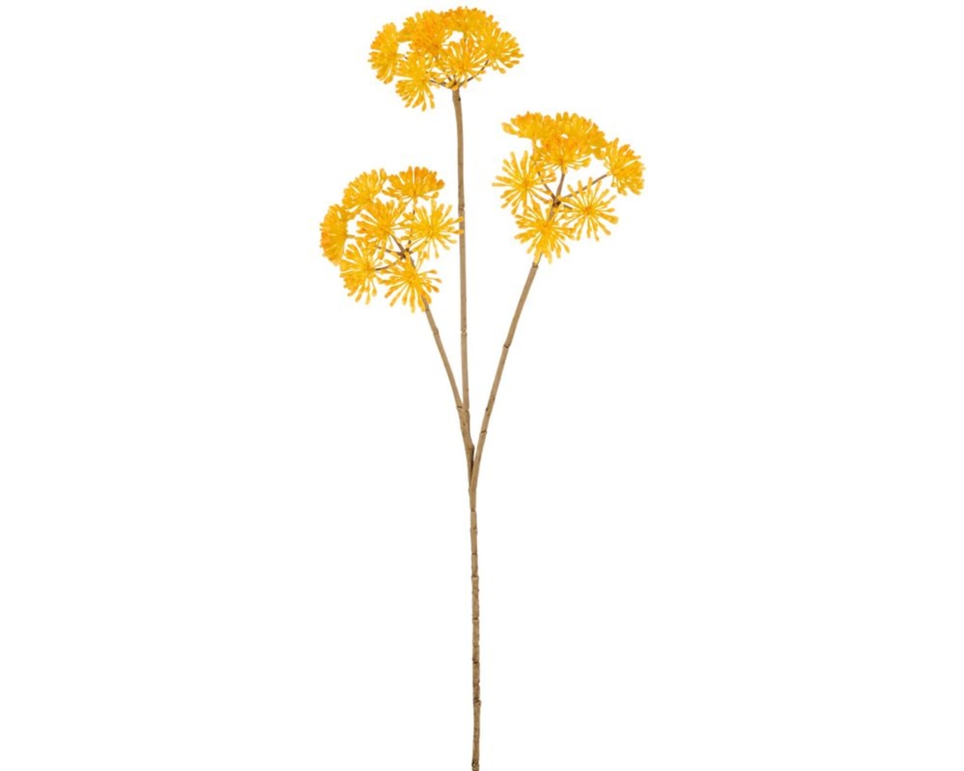 Heracleum, Kunststoff, ca. 86 cm - Gelb - 1