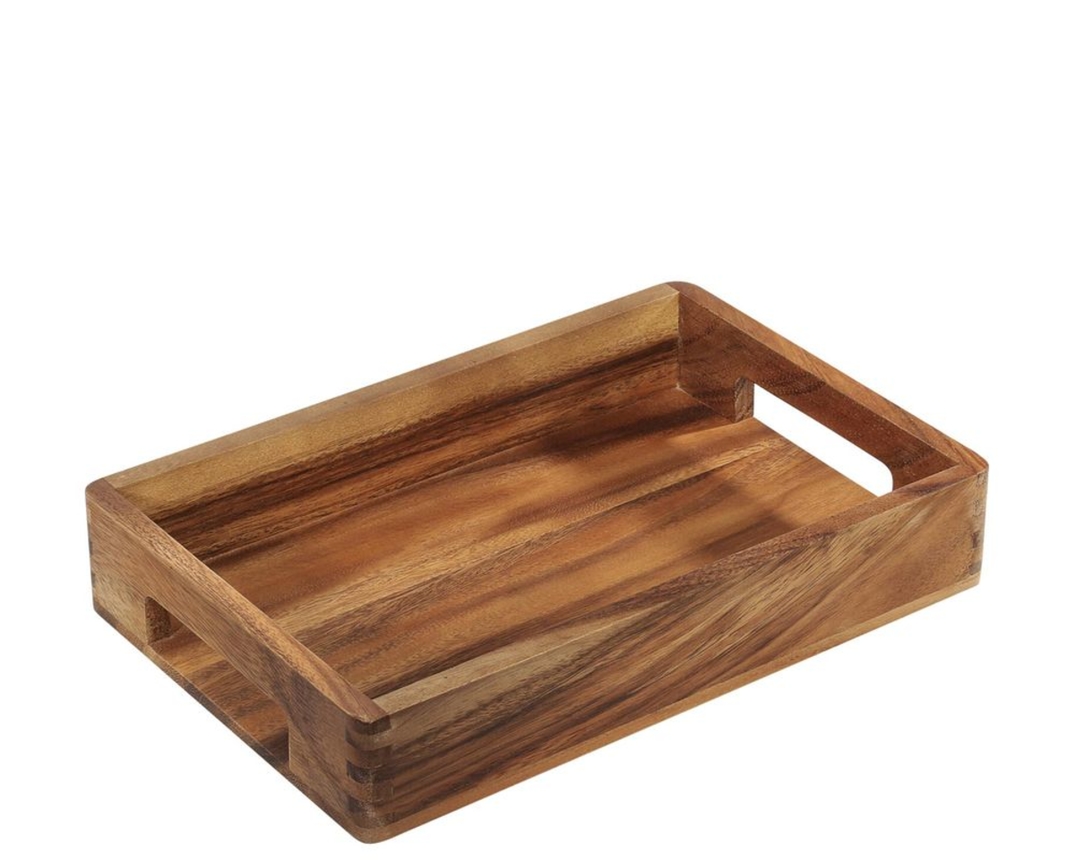 Serviertablett Akazie, ca. 40x15 cm - Braun - 1
