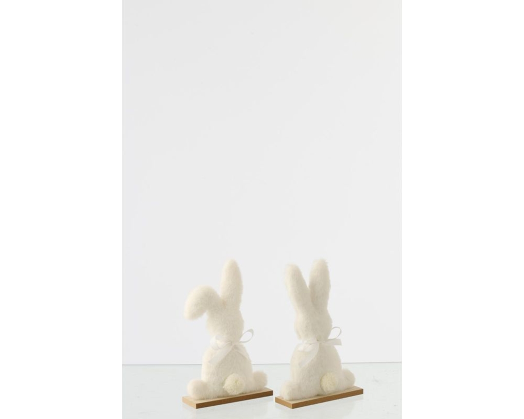 Deko-Hase, ca. 23 cm - Weiß - 1