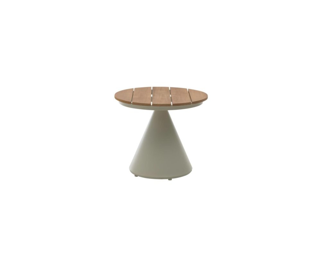 Interliving Couchtisch 7015, rund, Teakholz - Taupe - 1