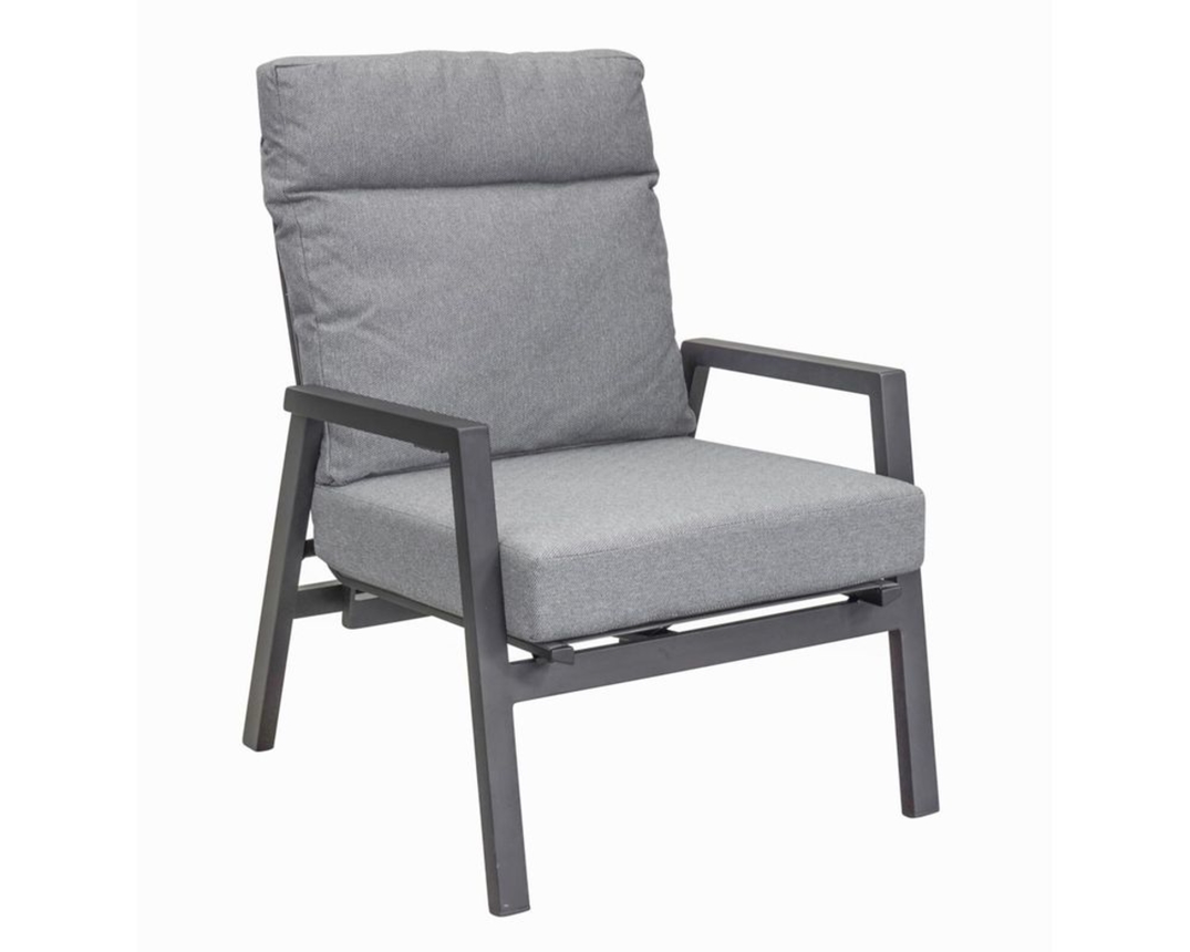 Living-Sessel "Sondrino" inkl. Kissen - Anthrazit - 1