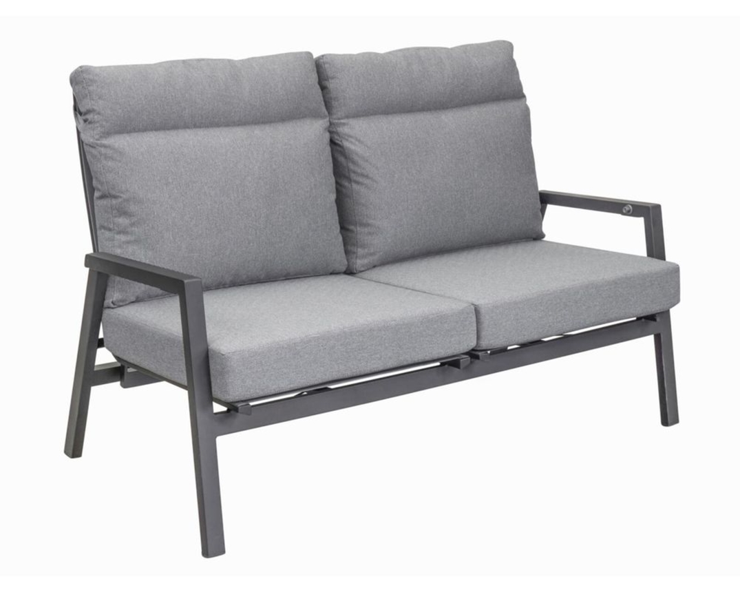 Living-Sofa "Sondrino" - Anthrazit/Grau - 1