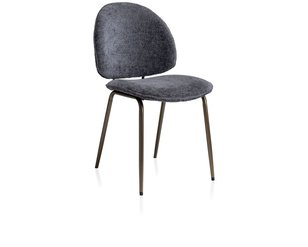 Coco Maison Stuhl "Kjel", anthrazit - Anthrazit - 2