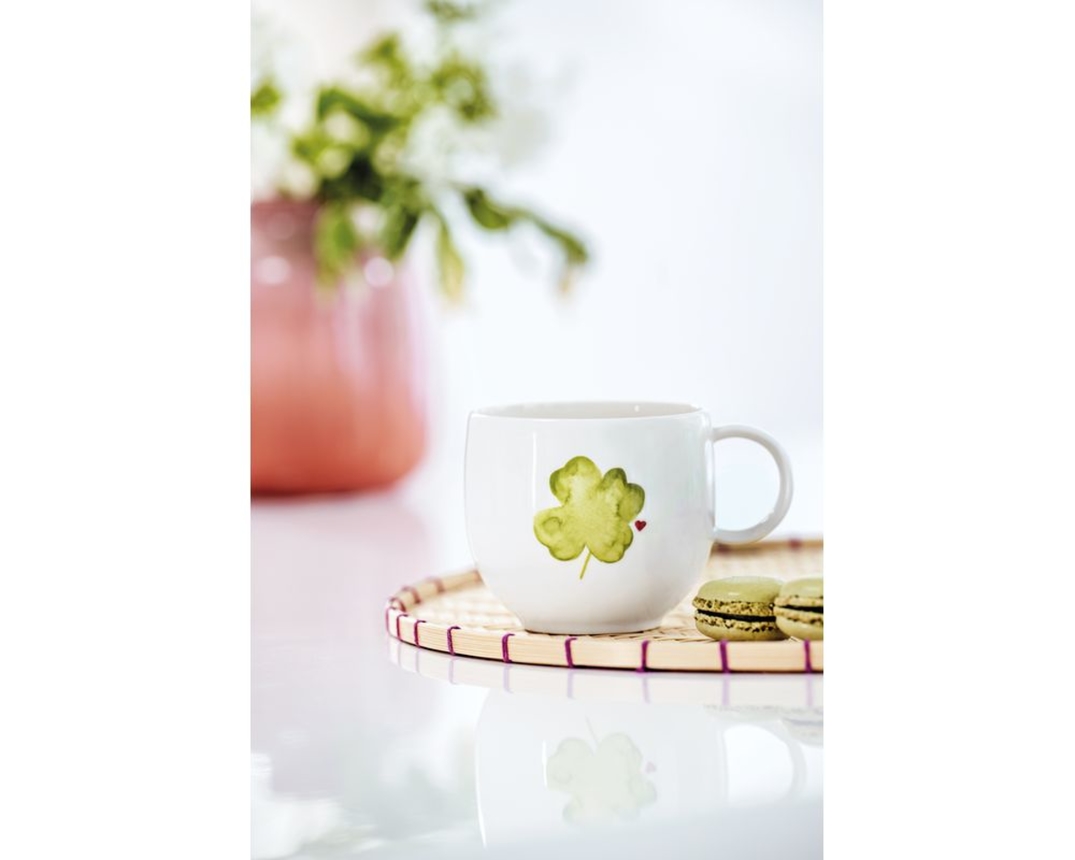 Villeroy & Boch Becher "With Love" mit Henkel - Weiß - 3