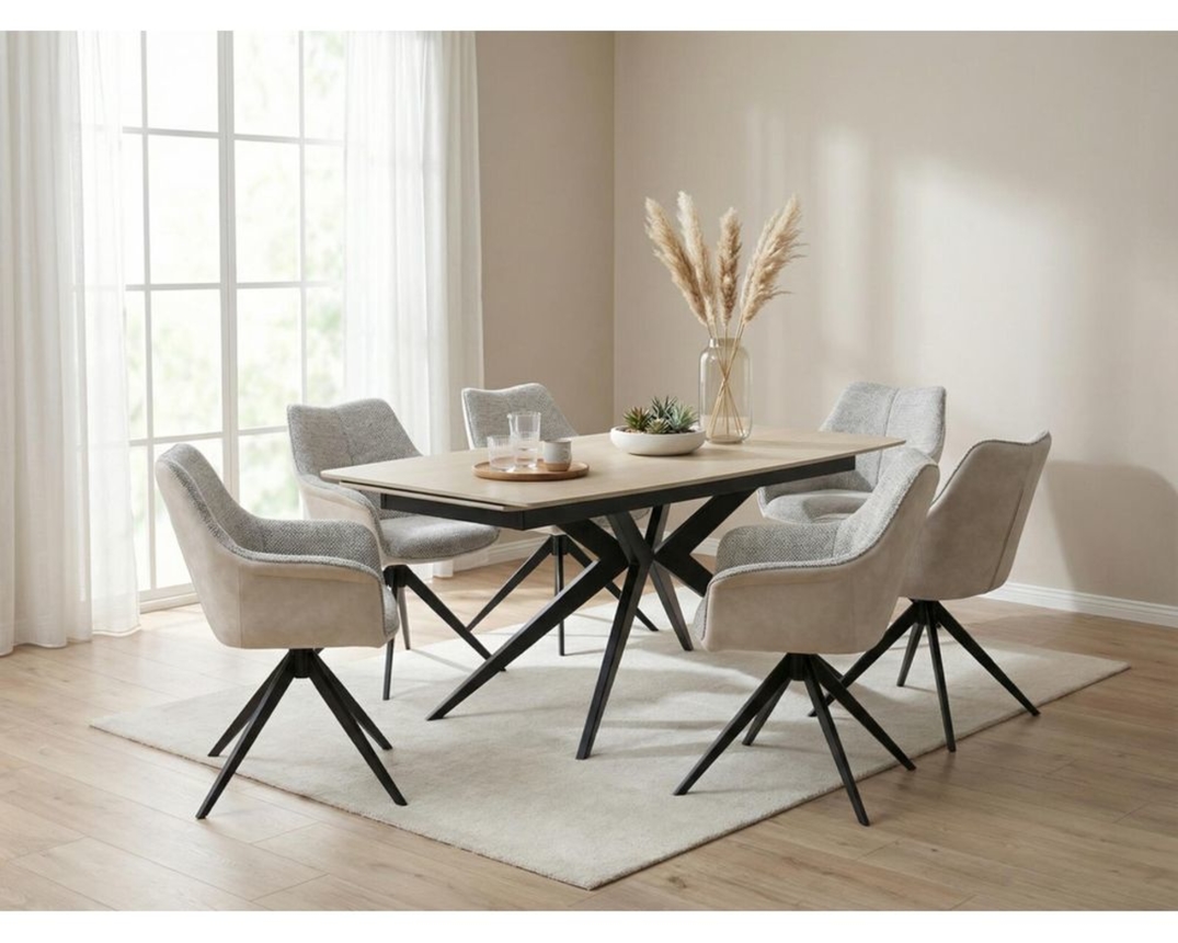 Drehsessel, leger, "Hallstadt" - Beige - 7