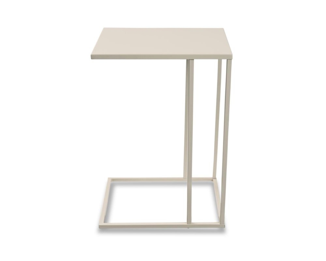 Beistelltisch "Mendoza", Metall, Cremeweiß - Cremeweiß - 1