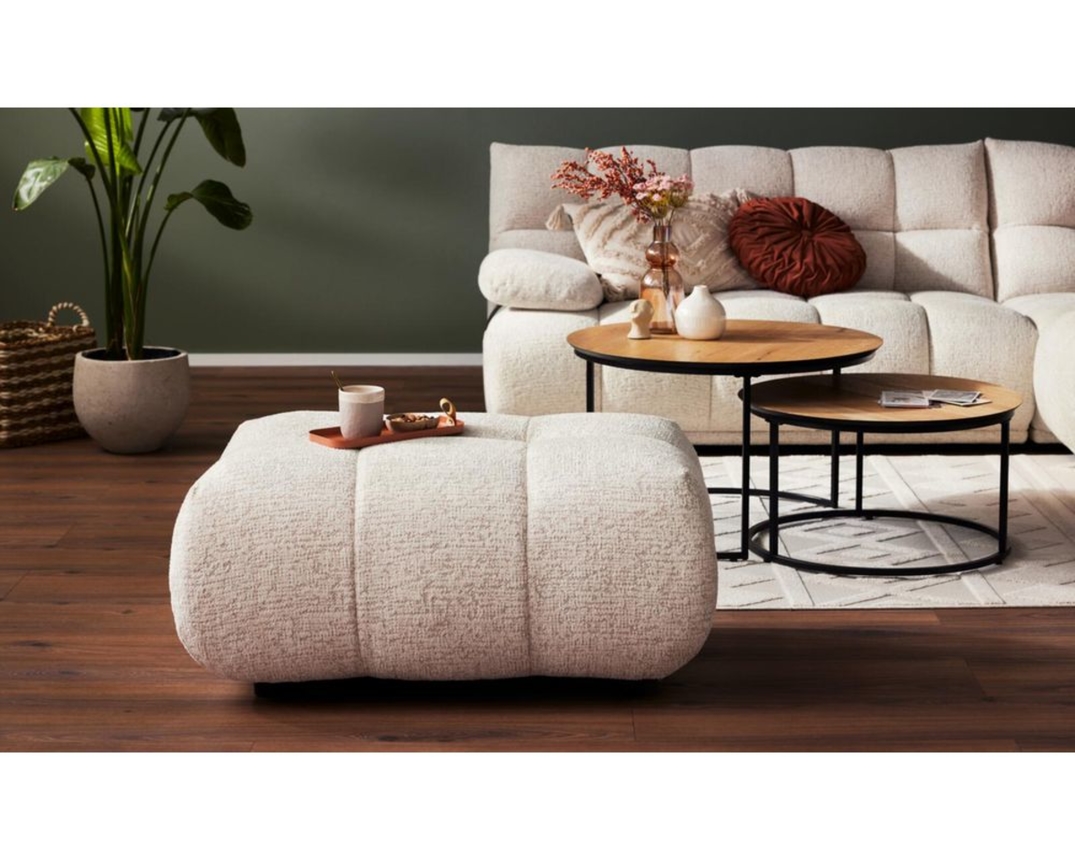 Roomio Hocker 4140, ca. 90x60 cm - Natur Beige - 2