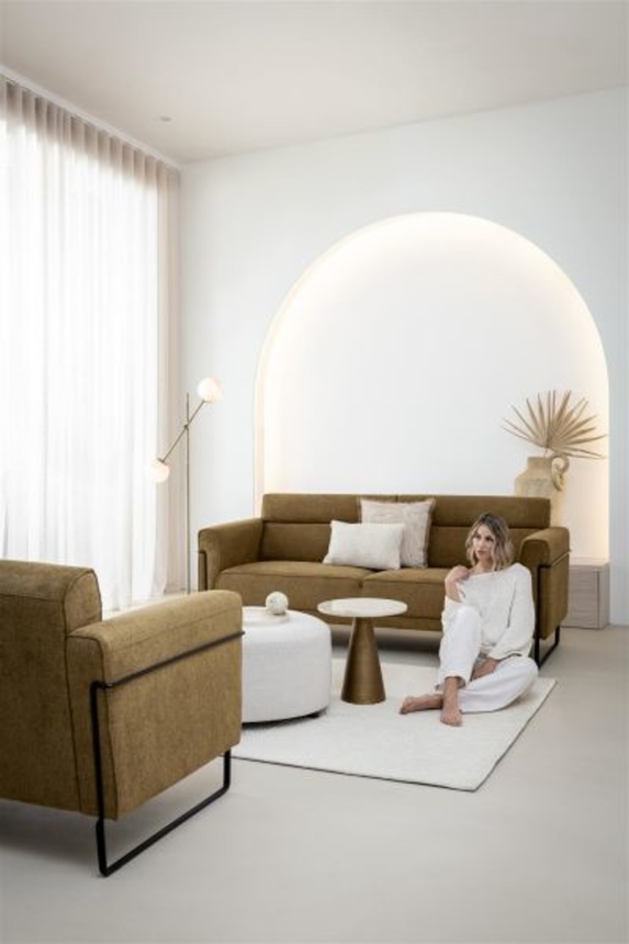 XOOON Fiskardo, 2-Sitzer - Schwarz/ Anthrazit, Blau, Braun, Grau, Gruen, Orange, Pink, Rot, Taupe, Weiss, Gelb - 11