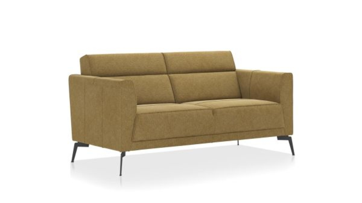 XOOON Fiskardo, 2-Sitzer - Schwarz/ Anthrazit, Blau, Braun, Grau, Gruen, Orange, Pink, Rot, Taupe, Weiss, Gelb - 2