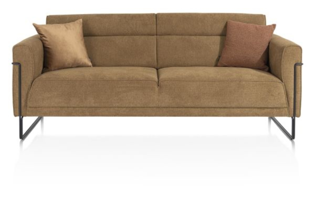 XOOON Fiskardo, 3-Sitzer - Schwarz/ Anthrazit, Blau, Braun, Grau, Gruen, Orange, Pink, Rot, Taupe, Weiss, Gelb - 1