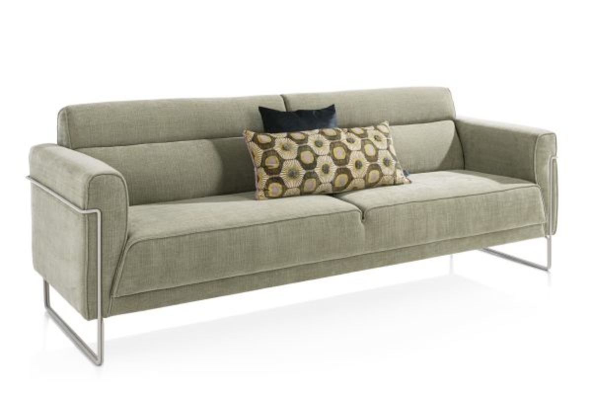 XOOON Fiskardo, 3-Sitzer - Schwarz/ Anthrazit, Blau, Braun, Grau, Gruen, Orange, Pink, Rot, Taupe, Weiss, Gelb - 4