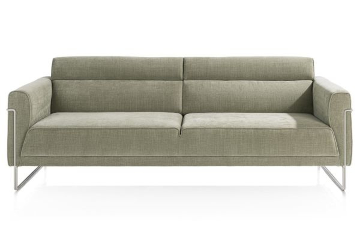 XOOON Fiskardo, 3-Sitzer - Schwarz/ Anthrazit, Blau, Braun, Grau, Gruen, Orange, Pink, Rot, Taupe, Weiss, Gelb - 9