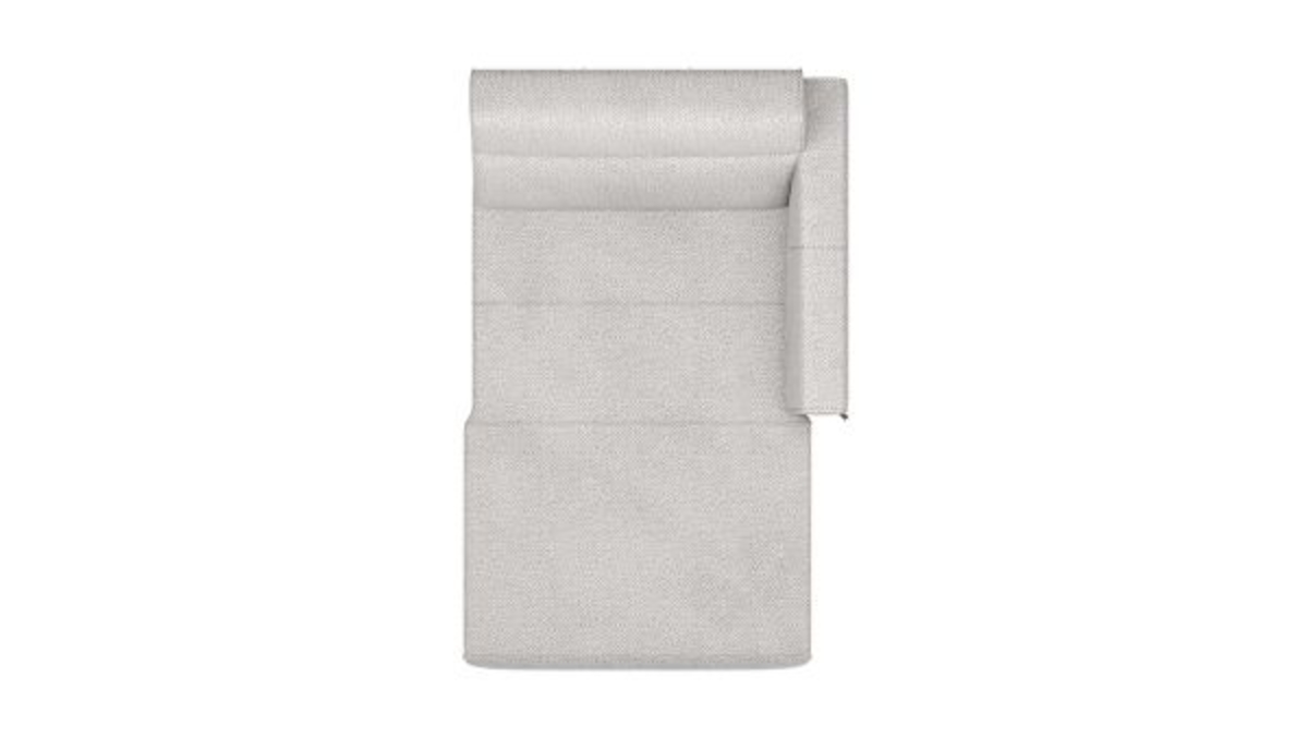 XOOON Fiskardo, Longchair rechts - Schwarz/ Anthrazit, Blau, Braun, Grau, Gruen, Orange, Pink, Rot, Taupe, Weiss, Gelb - 1