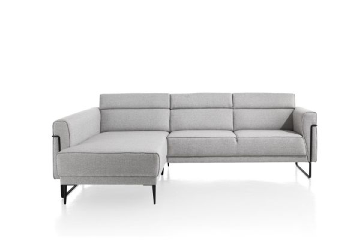 XOOON Fiskardo, 2.5-Sitzer Armlehne rechts - Schwarz/ Anthrazit, Blau, Braun, Grau, Gruen, Orange, Pink, Rot, Taupe, Weiss, Gelb - 10