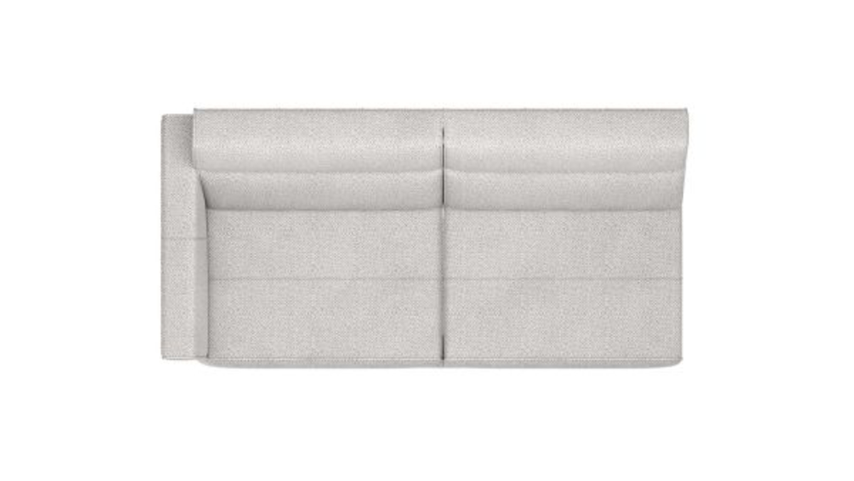 XOOON Fiskardo, 2.5-Sitzer Armlehne links - Schwarz/ Anthrazit, Blau, Braun, Grau, Gruen, Orange, Pink, Rot, Taupe, Weiss, Gelb - 2