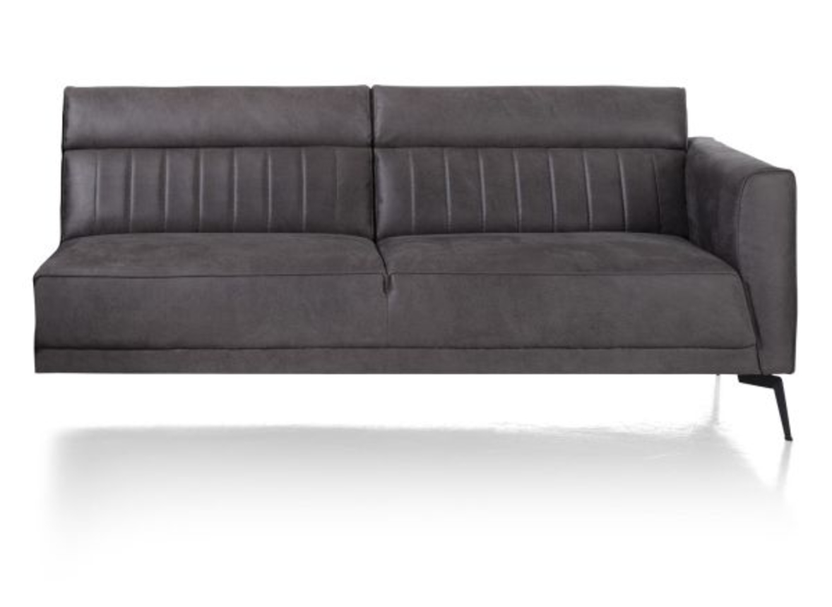 XOOON Fiskardo, 3-Sitzer Armlehne rechts - Schwarz/ Anthrazit, Blau, Braun, Grau, Gruen, Orange, Pink, Rot, Taupe, Weiss, Gelb - 16