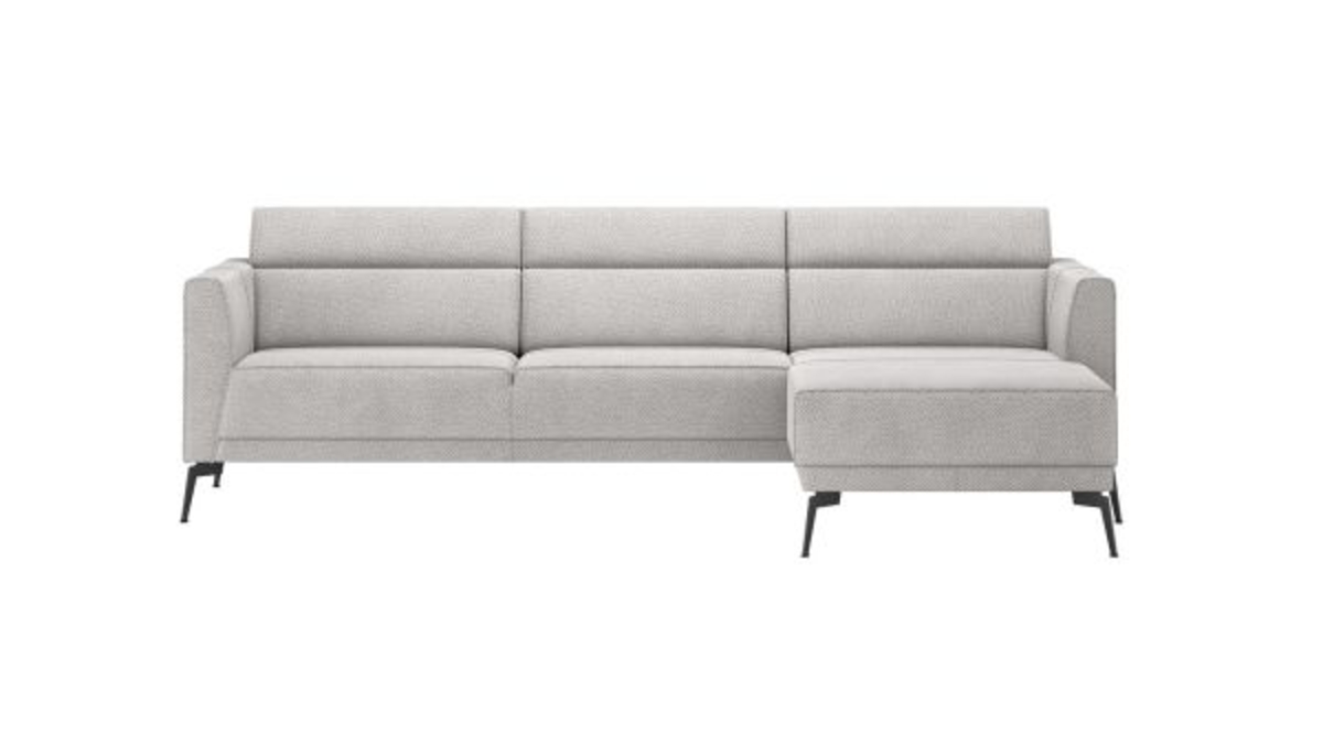 XOOON Fiskardo, 3-Sitzer Armlehne links - Schwarz/ Anthrazit, Blau, Braun, Grau, Gruen, Orange, Pink, Rot, Taupe, Weiss, Gelb - 10