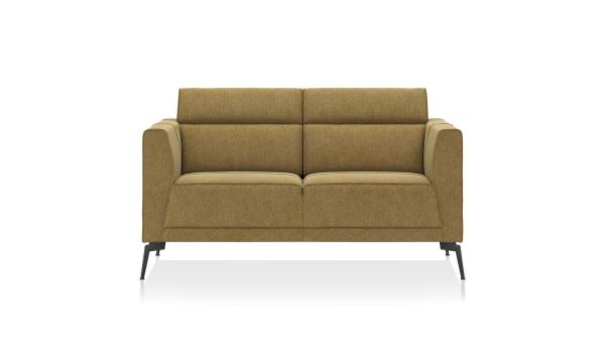 XOOON Fiskardo, 2-Sitzer - small - Schwarz/ Anthrazit, Blau, Braun, Grau, Gruen, Orange, Pink, Rot, Taupe, Weiss, Gelb - 1