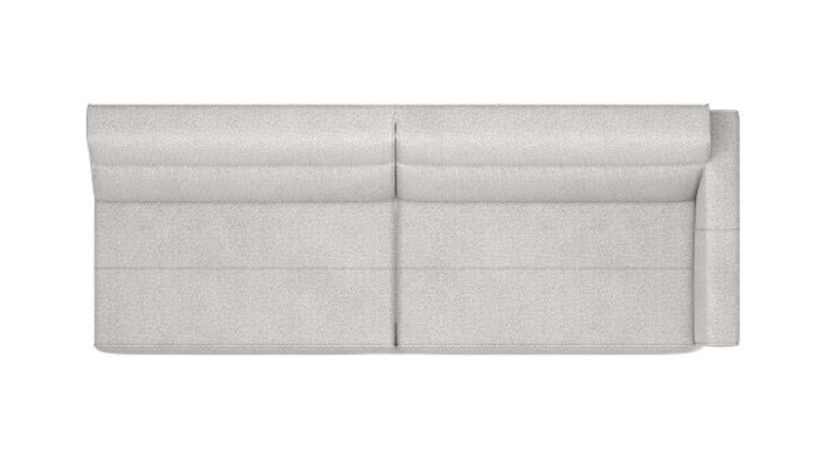 XOOON Fiskardo, 4-Sitzer Armlehne rechts - Schwarz/ Anthrazit, Blau, Braun, Grau, Gruen, Orange, Pink, Rot, Taupe, Weiss, Gelb - 2