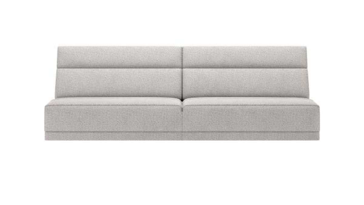 XOOON Fiskardo, 4-Sitzer ohne Armlehnen - Schwarz/ Anthrazit, Blau, Braun, Grau, Gruen, Orange, Pink, Rot, Taupe, Weiss, Gelb - 1