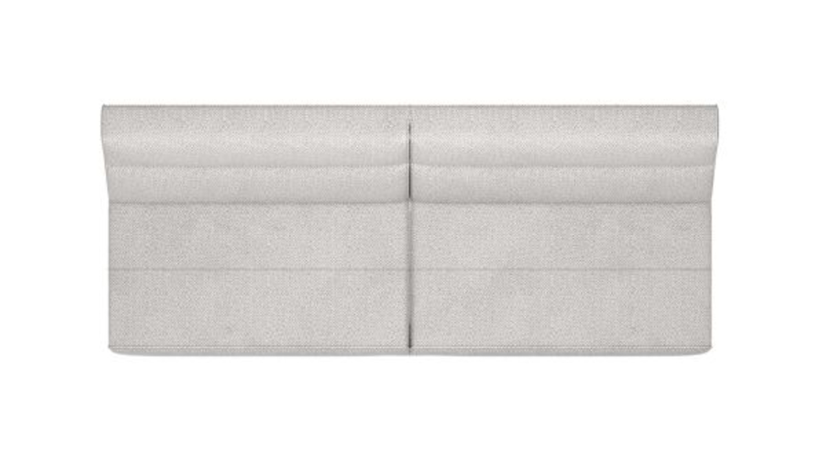 XOOON Fiskardo, 4-Sitzer ohne Armlehnen - Schwarz/ Anthrazit, Blau, Braun, Grau, Gruen, Orange, Pink, Rot, Taupe, Weiss, Gelb - 2