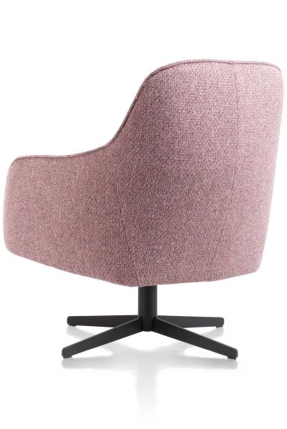 XOOON Oviedo, Sessel mit niedriege Rücken - Schwarz/ Anthrazit, Blau, Braun, Grau, Gruen, Orange, Pink, Rot, Taupe, Weiss, Gelb - 11