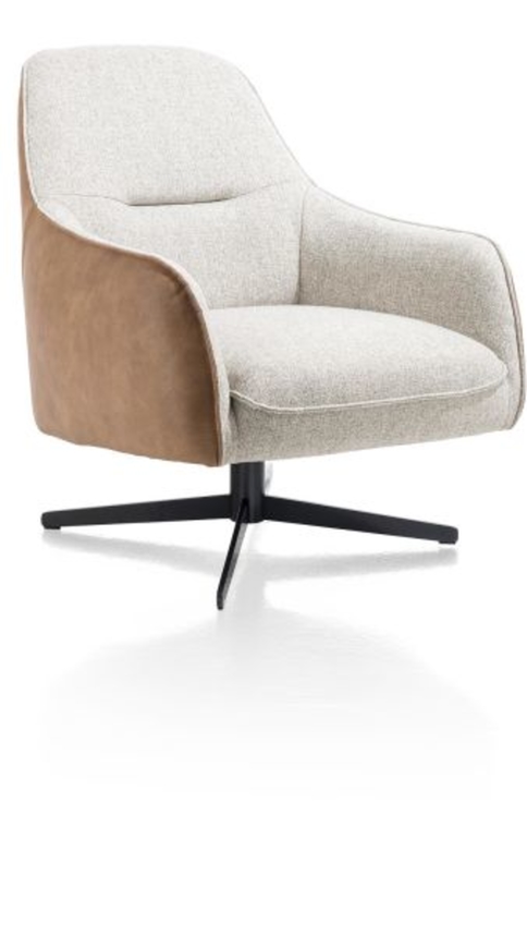 XOOON Oviedo, Sessel mit niedriege Rücken - Schwarz/ Anthrazit, Blau, Braun, Grau, Gruen, Orange, Pink, Rot, Taupe, Weiss, Gelb - 16